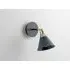 Cone Wall Light with Adjustable Arm - Charcoal Grey