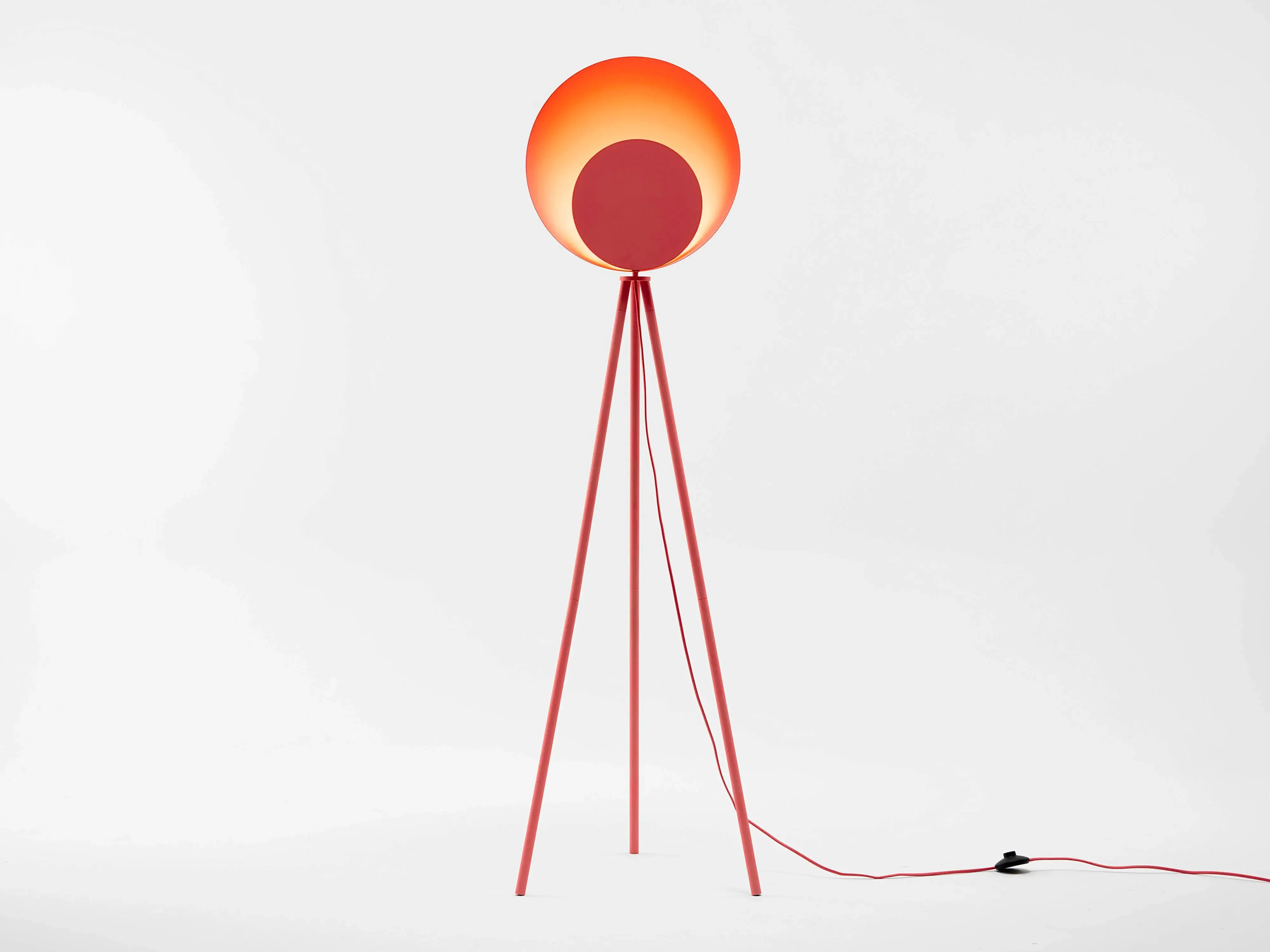 Diffuser Floor Lamp - Coral Red