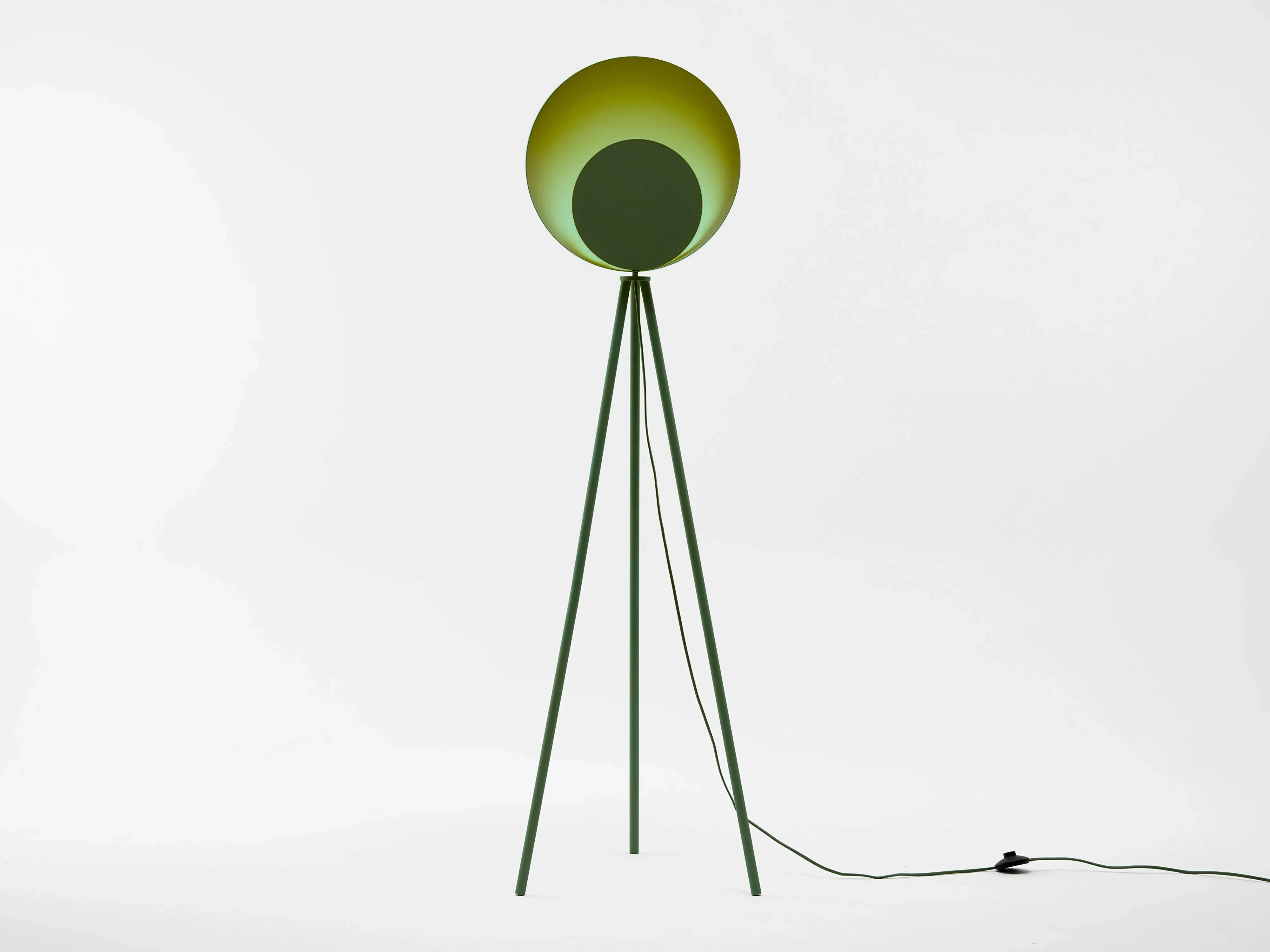 Diffuser Floor Lamp - Olive Green