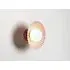 Emma Gurner Flush Pleat Wall Light - Burgundy