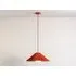 Emma Gurner Large Pleat Ceiling Pendant - Burnt Orange