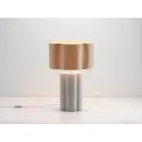 Flower Ceramic Table Lamp - White