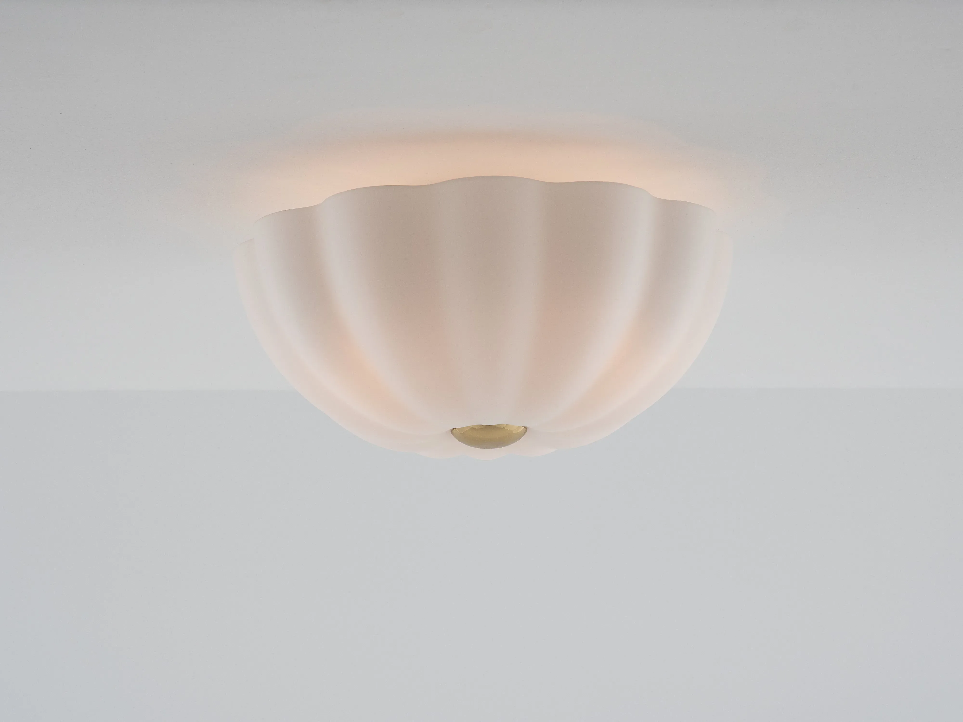 Flower Flush Ceiling Light - White image