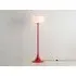 Jam Glass Bowl Floor Lamp - Red