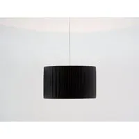 Large Pleated Lamp Shade - Charcoal Grey