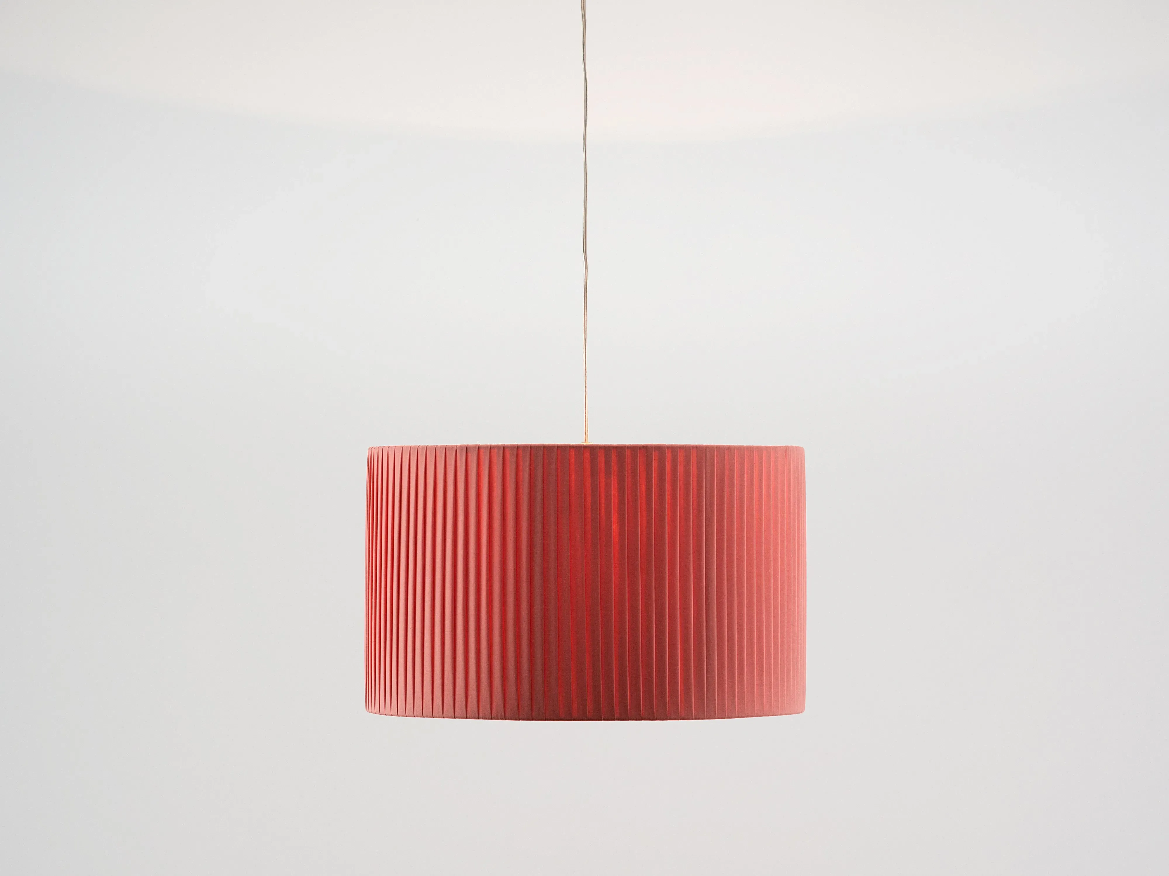 Large Pleated Lamp Shade - Pink