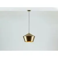 Metal Diner Pendant Light - Brass