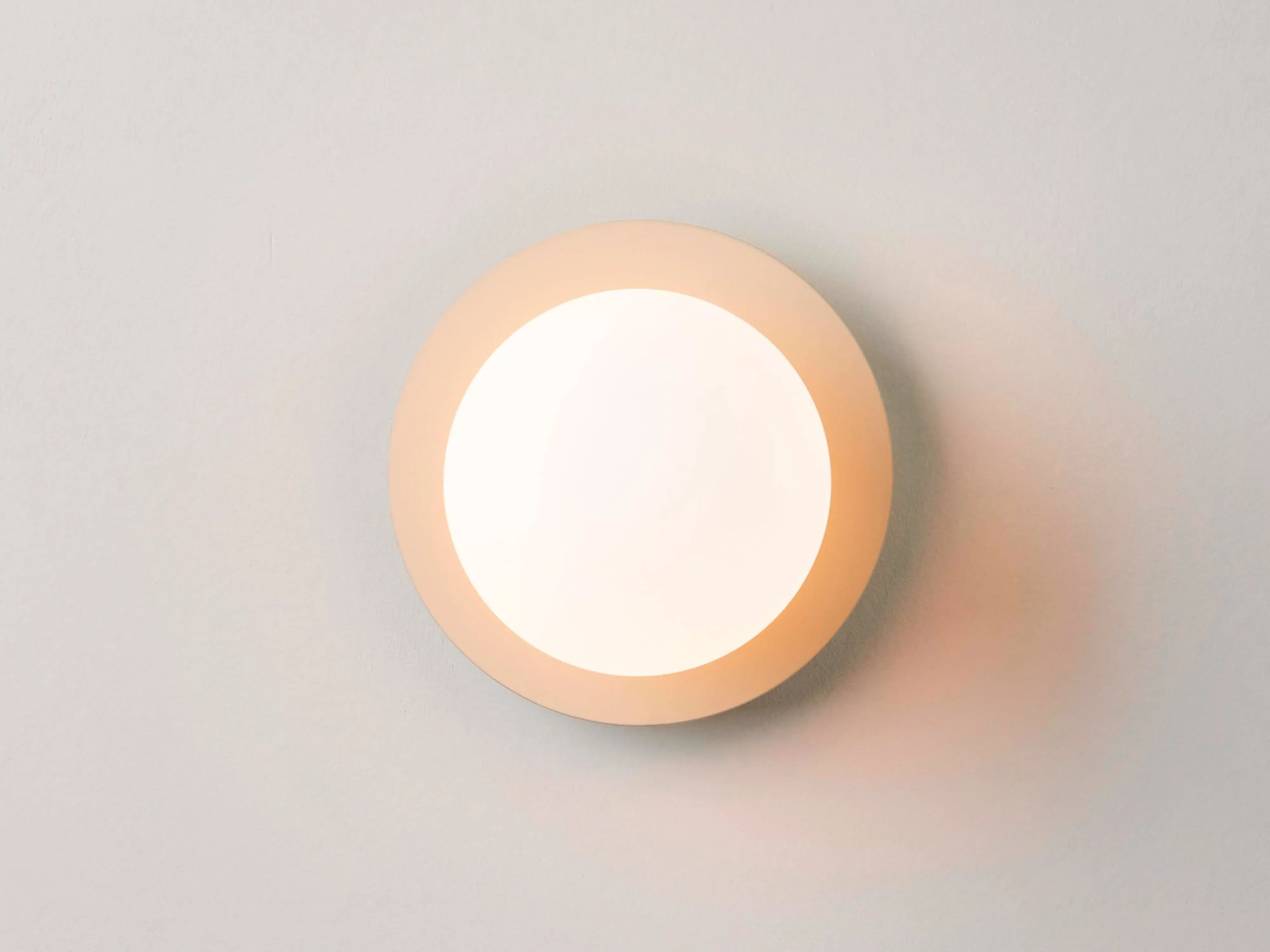 Opal Disk Wall Light - Sand, Glass