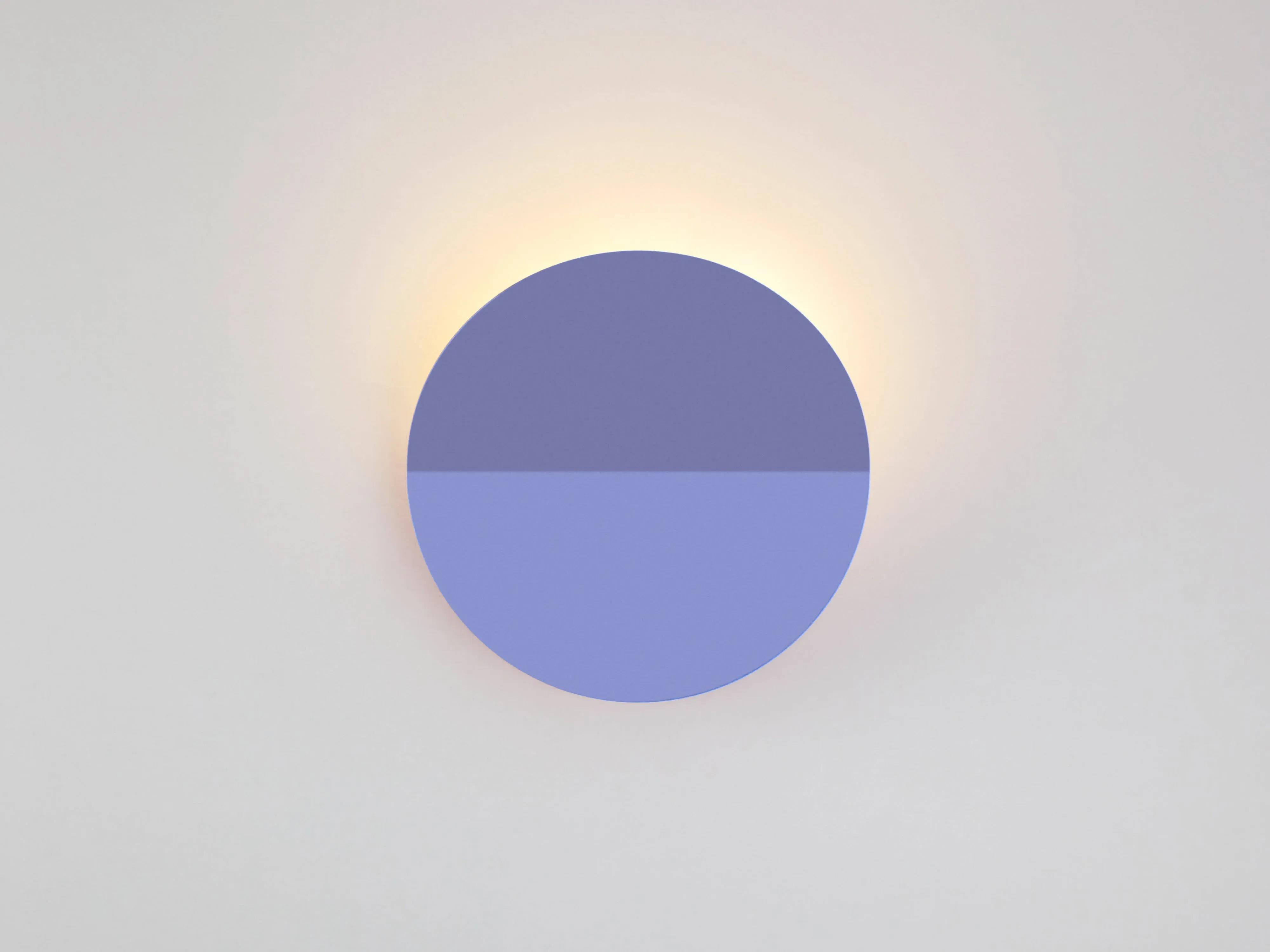 Oval Diffuser Wall Light - Lilac
