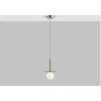 Plate Pendant Light - Brass