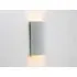 Ribbed Ceramic Pillar Wall Light - White