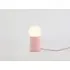 Ribbed Table Lamp - Pink, Concrete