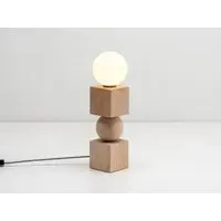 Seed Table Lamp - Natural Wood