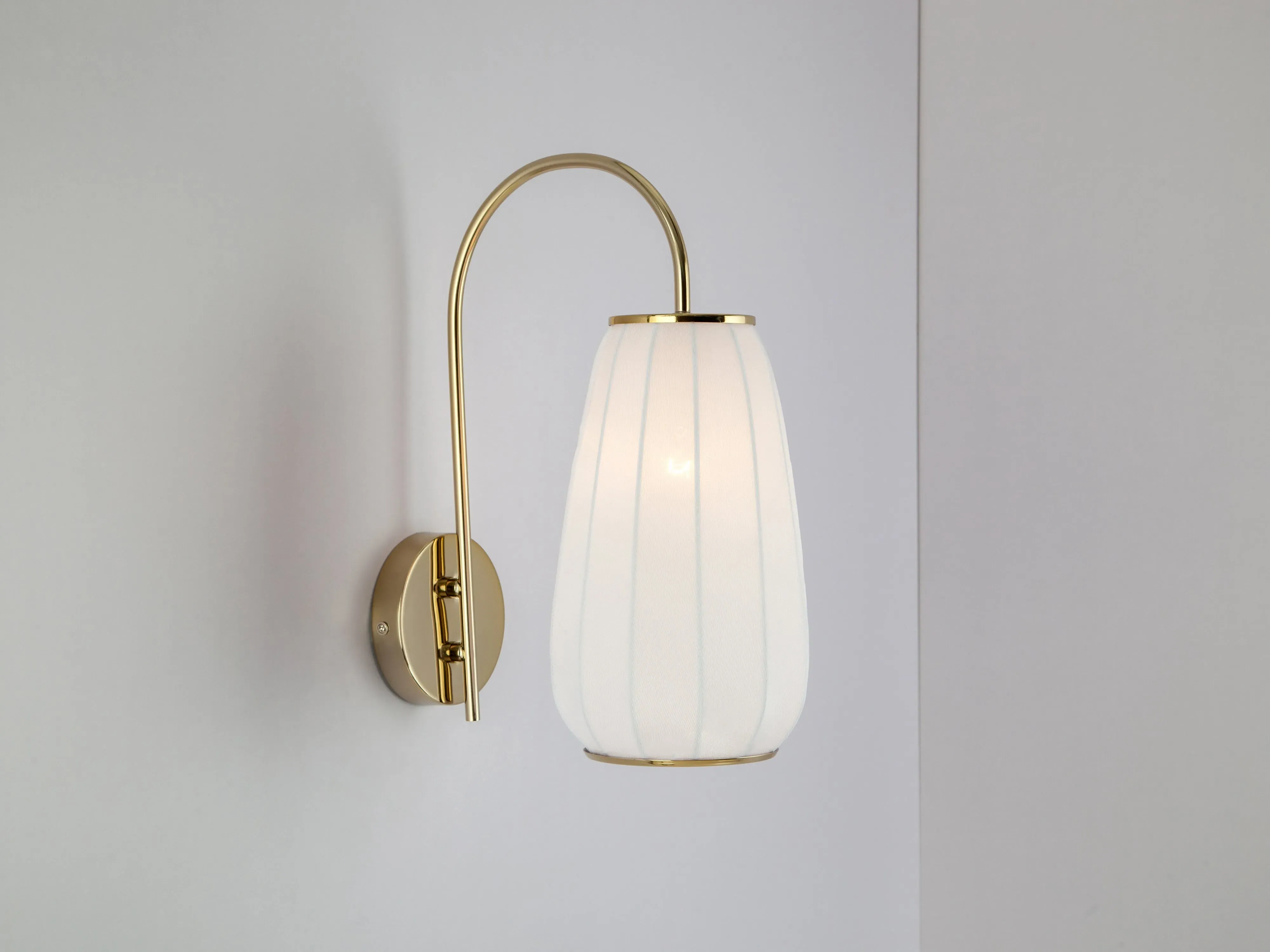 Soft Fabric Wall Light - White image