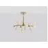 Sputnik Flush Ceiling Light with LED - Brass