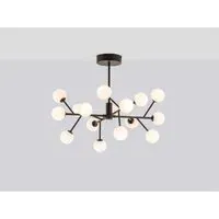 Sputnik Flush Ceiling Light with LED - Charcoal Grey