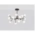 Sputnik Flush Ceiling Light with LED - Charcoal Grey