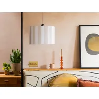 Stripe Printed Lamp Shade - Sand, White Cotton Canvas alternate view