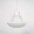 Tulip-Shaped Ceiling Pendant Light - White, Opaline Glass
