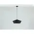 Wide Metal Diner Pendant Light - Charcoal Grey