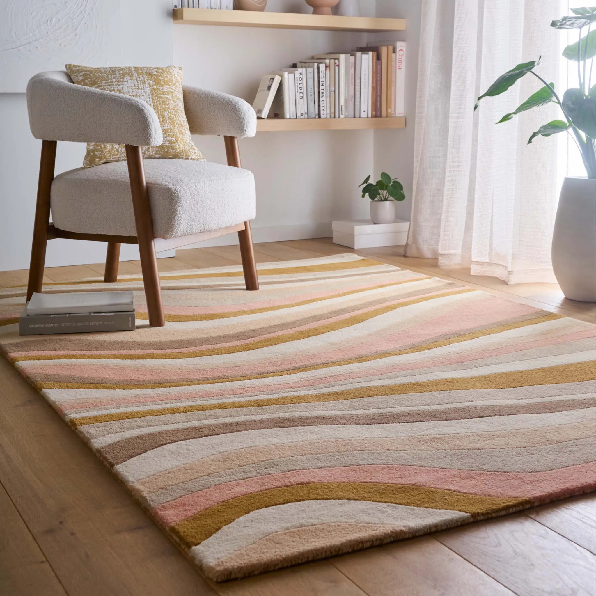 Acasta Rug - Pink, Wool product