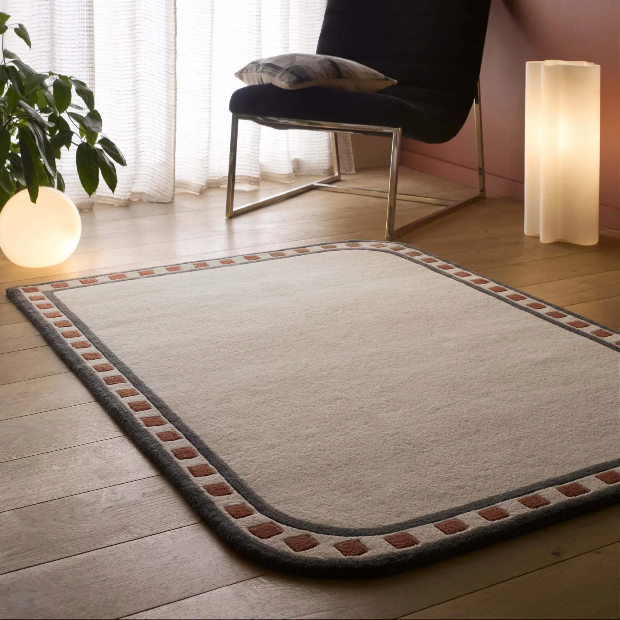 Borderline Rug - Natural, Wool product