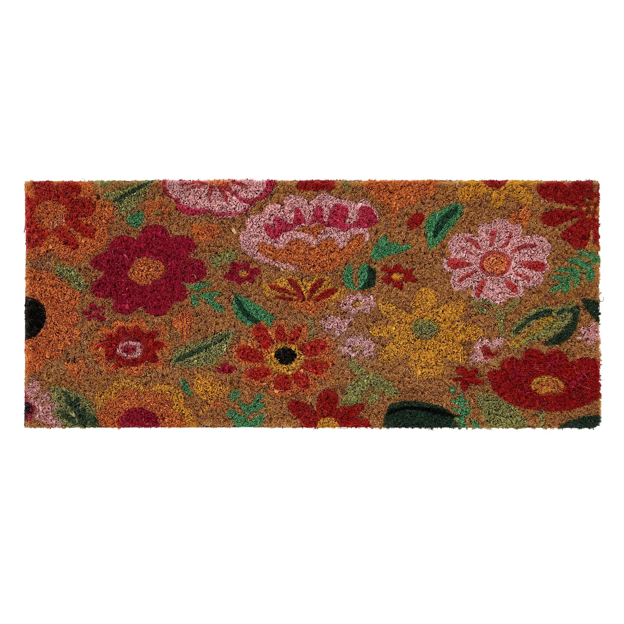 Bright Blooms Coir Insert Doormat - Multicolour alternate view