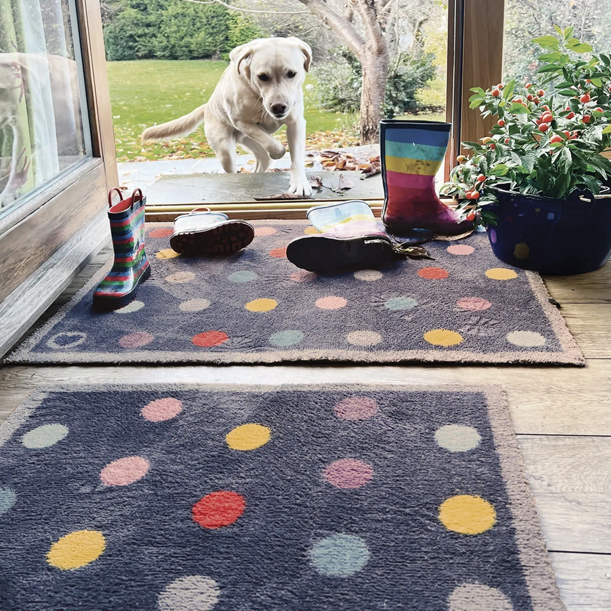 Bright Spot 1 Charity Doormat - Navy product