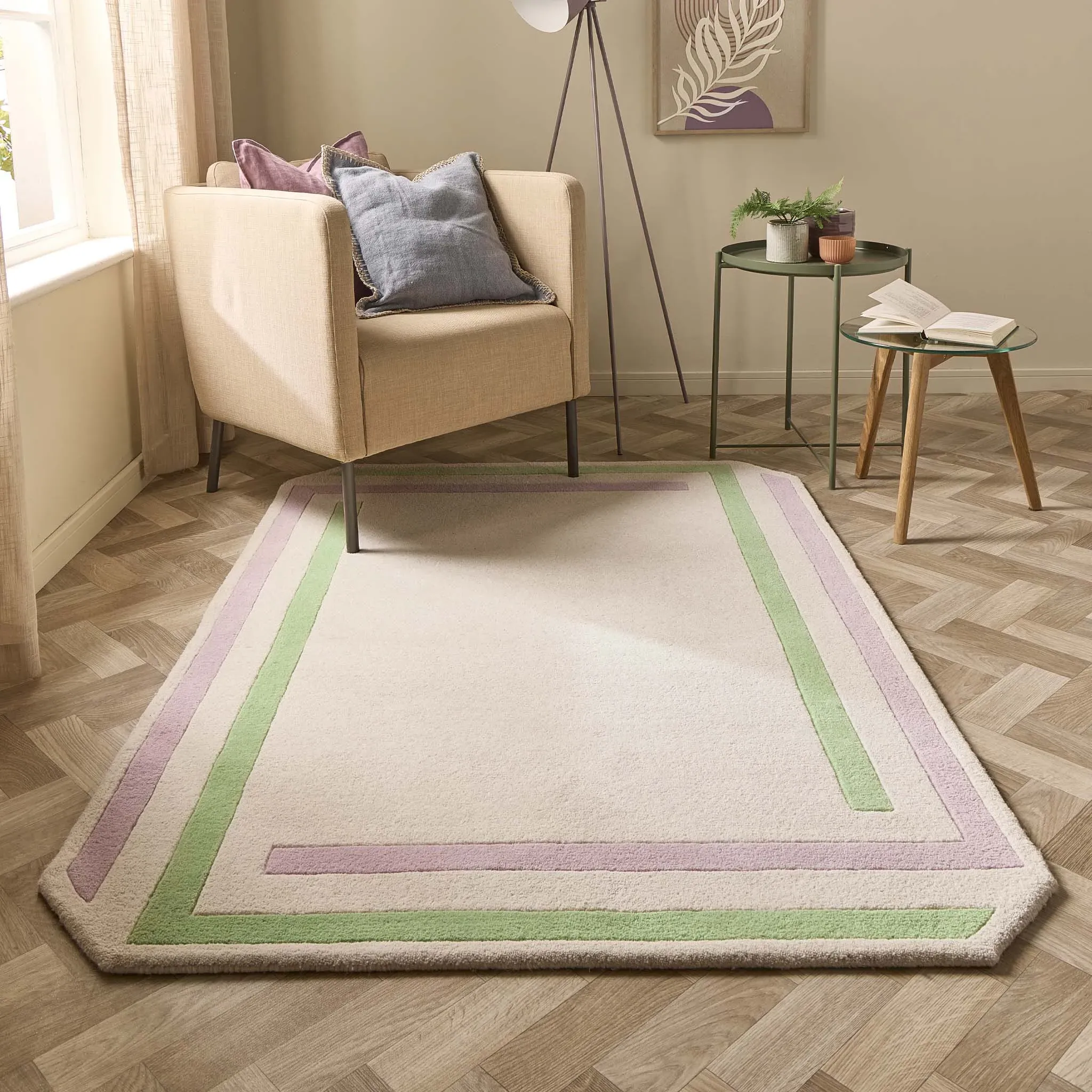 Contour Rug - Lavender, Wool product