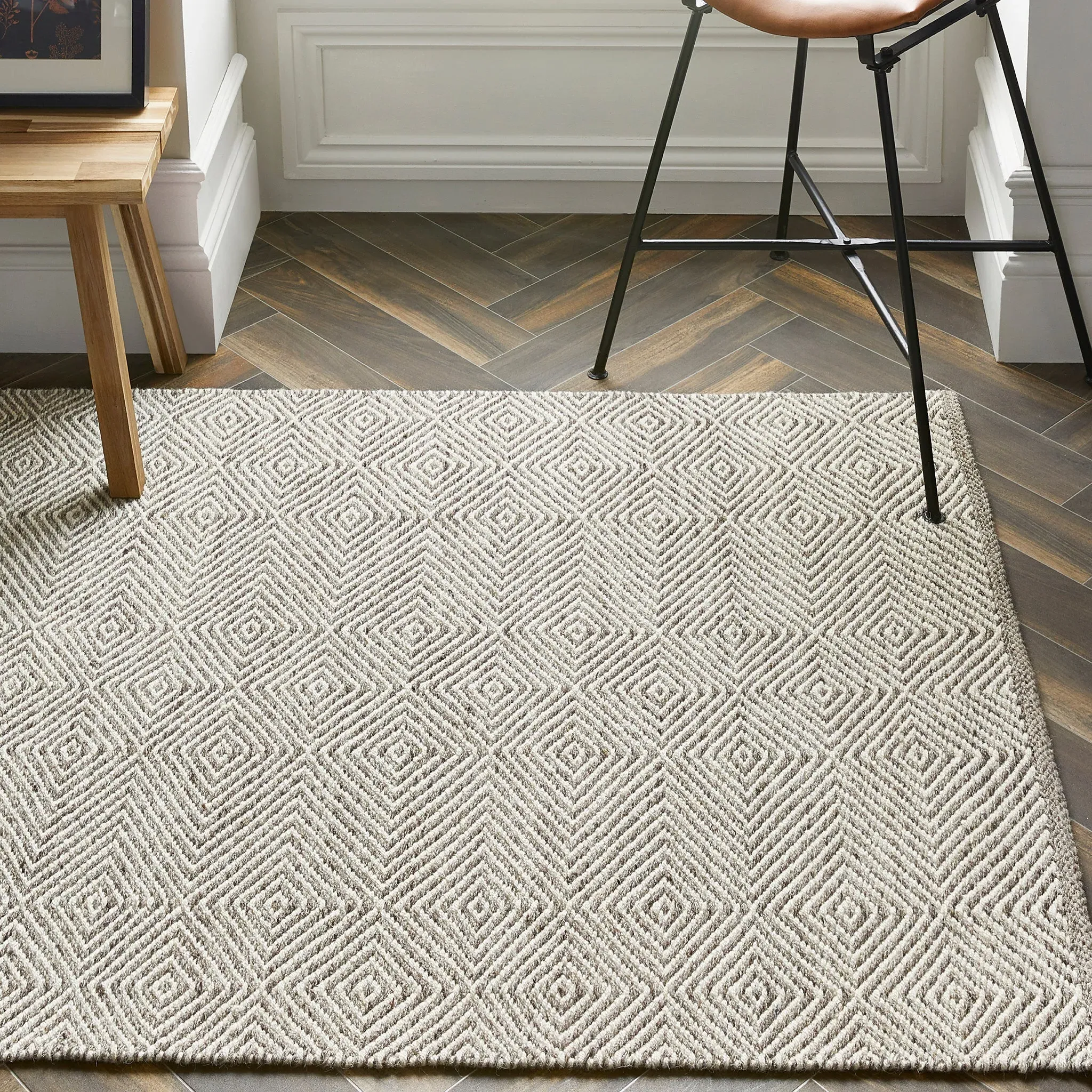 Estelle Flatweave Rug - Natural, Wool product