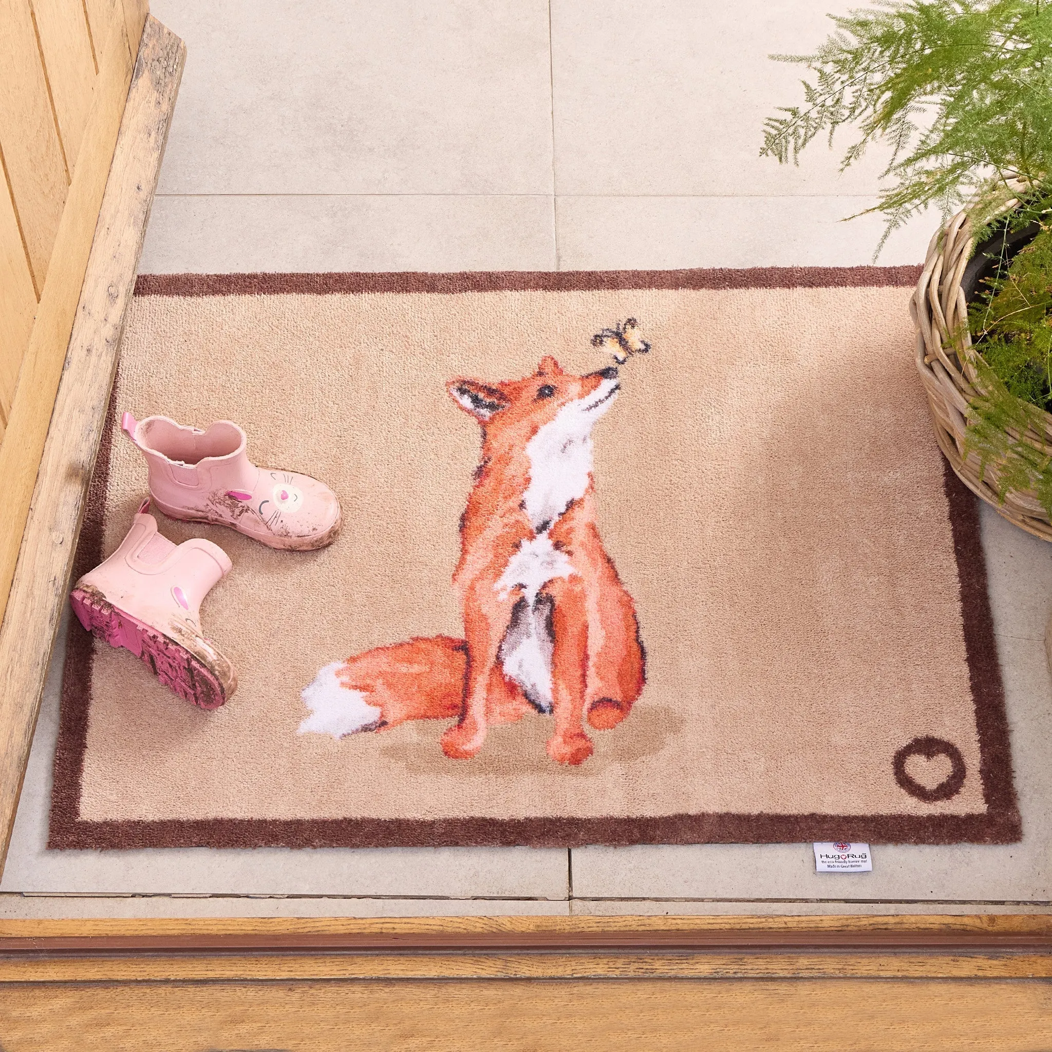 Ginger Fox Washable Doormat - Beige product