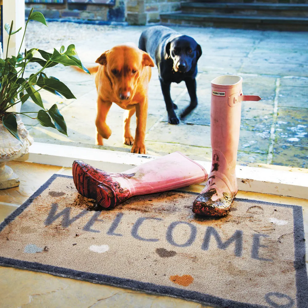 Home 34 Welcome Washable Doormat - Beige product