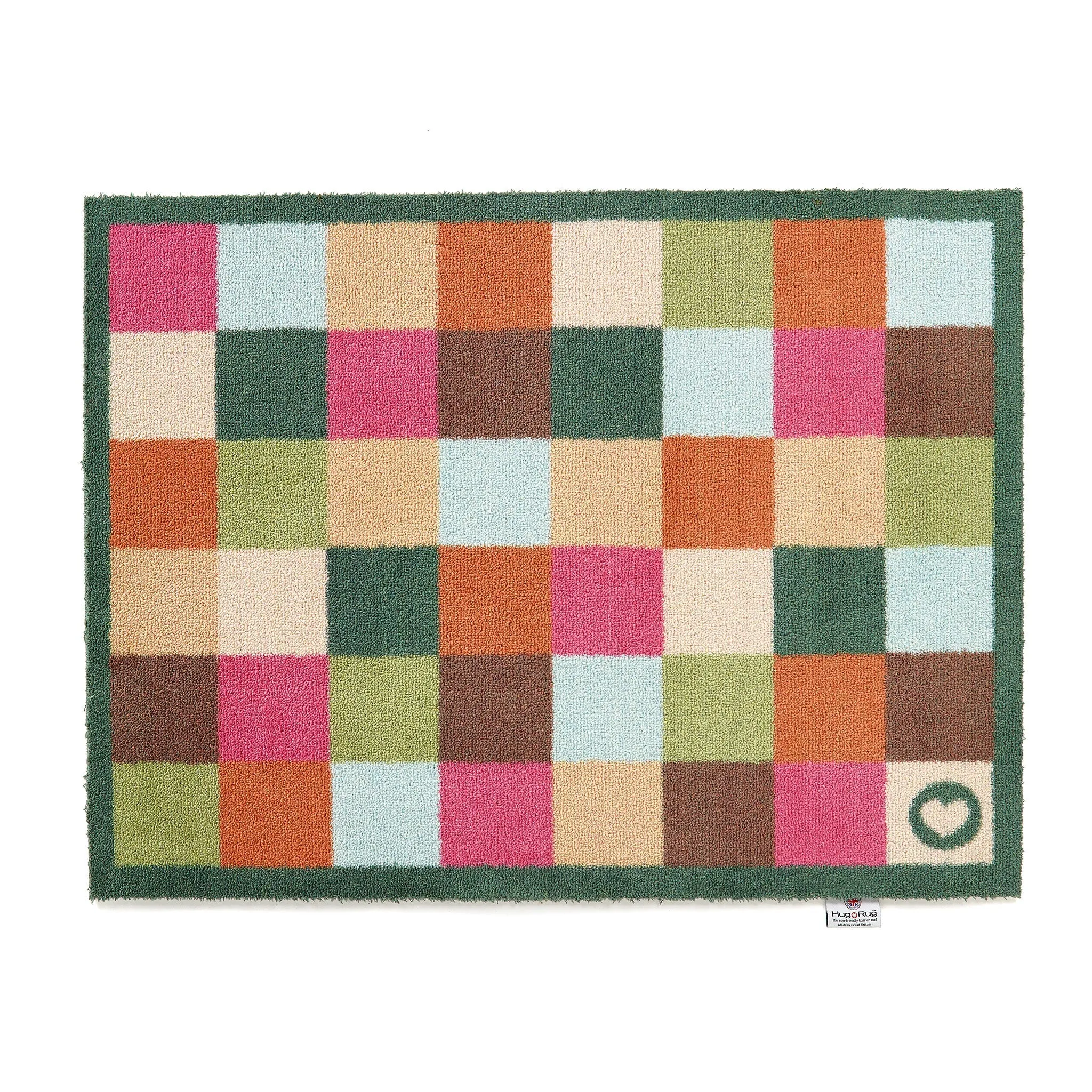 Allsorts Check Washable Doormat - Multicoloured image
