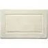 Bamboo Border Bath Mat - Cream