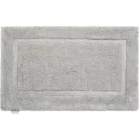 Bamboo Border Bath Mat - Grey