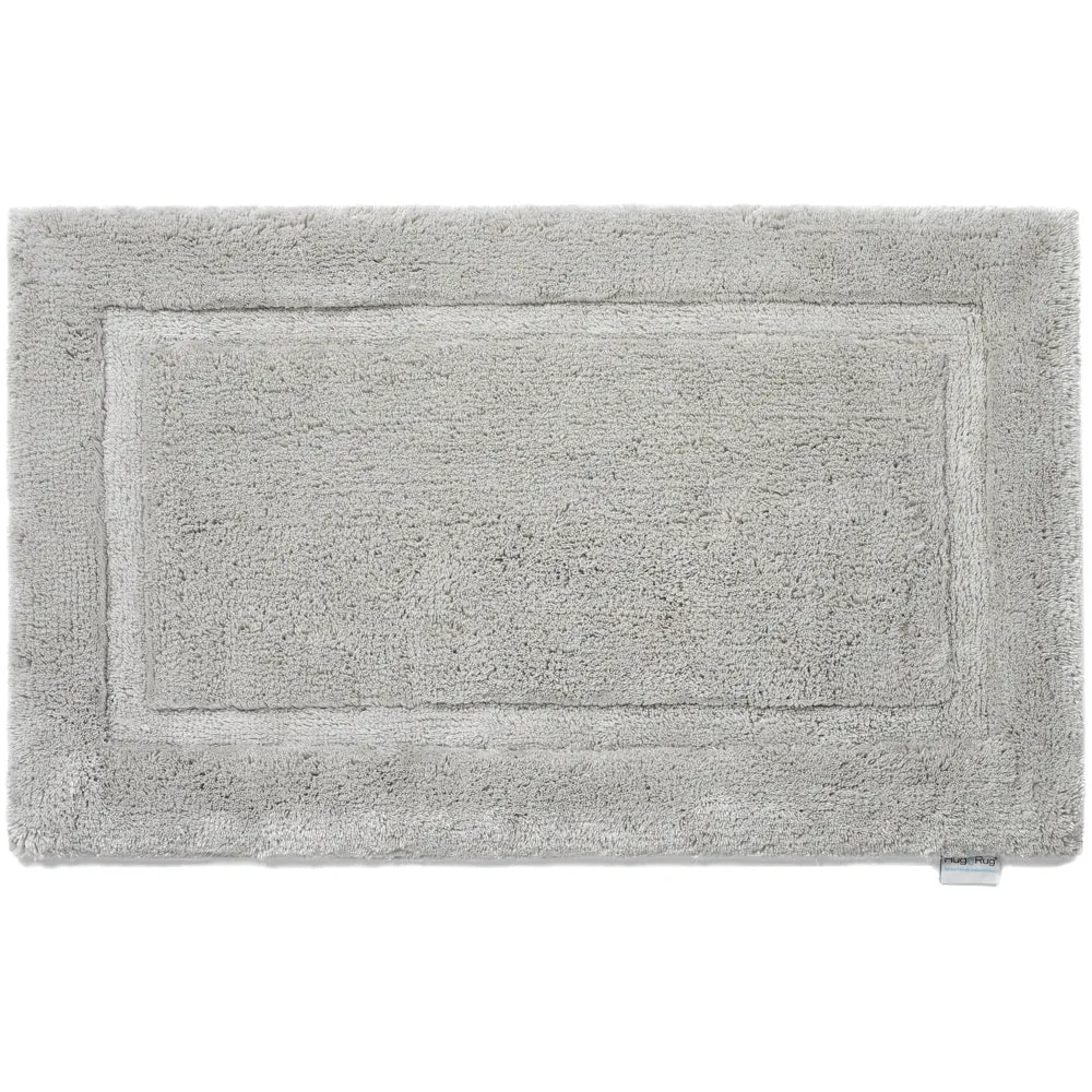 Bamboo Border Bath Mat - Grey