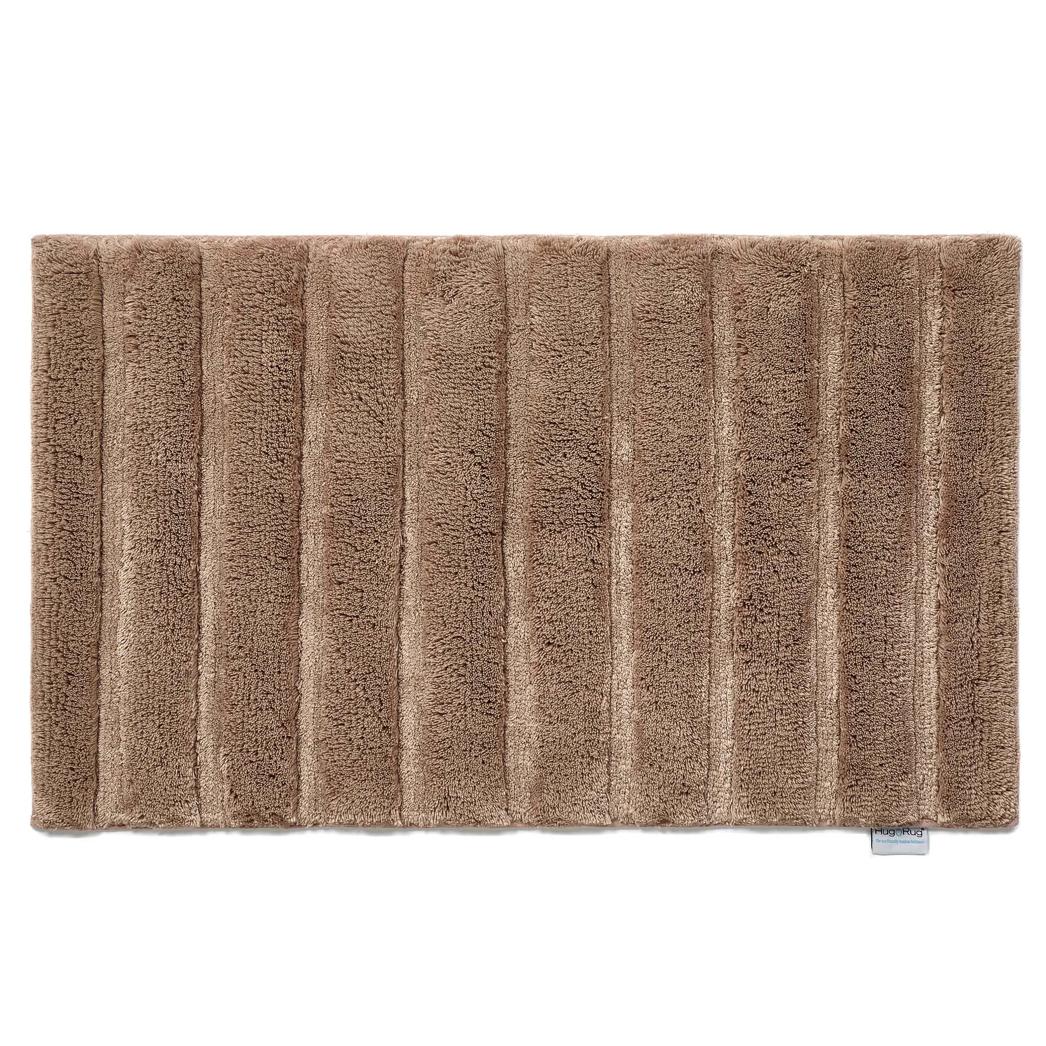 Bamboo Stripe Bath Mat - Cappuccino image