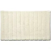 Bamboo Stripe Bath Mat - Cream