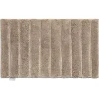 Bamboo Stripe Bath Mat - Latte