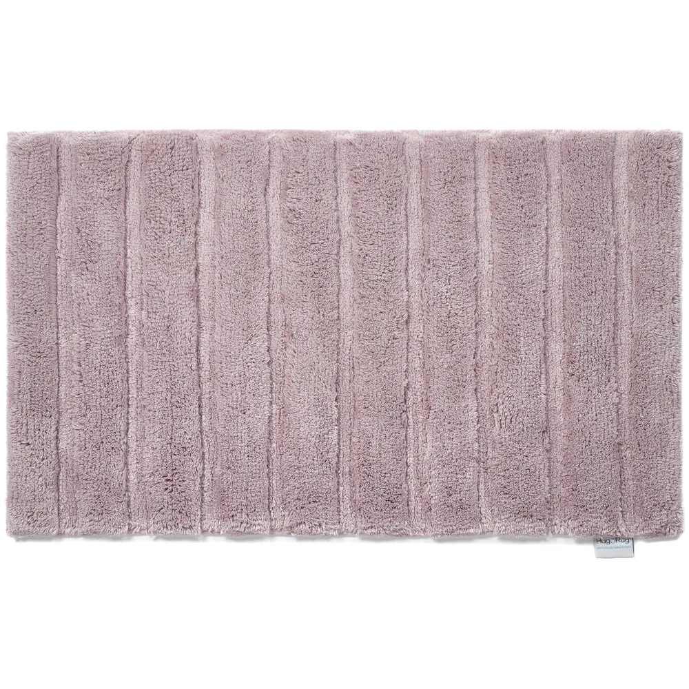 Bamboo Stripe Bath Mat - Lavender