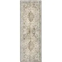 Baroque Runner Rug - Off-White