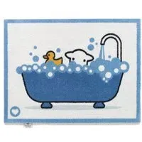 Bathtime Herdy Bath Mat 65x85cm - White