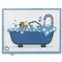 Bathtime Herdy Bath Mat 65x85cm - White