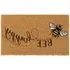 Bee Happy Coir Doormat - 45x75cm