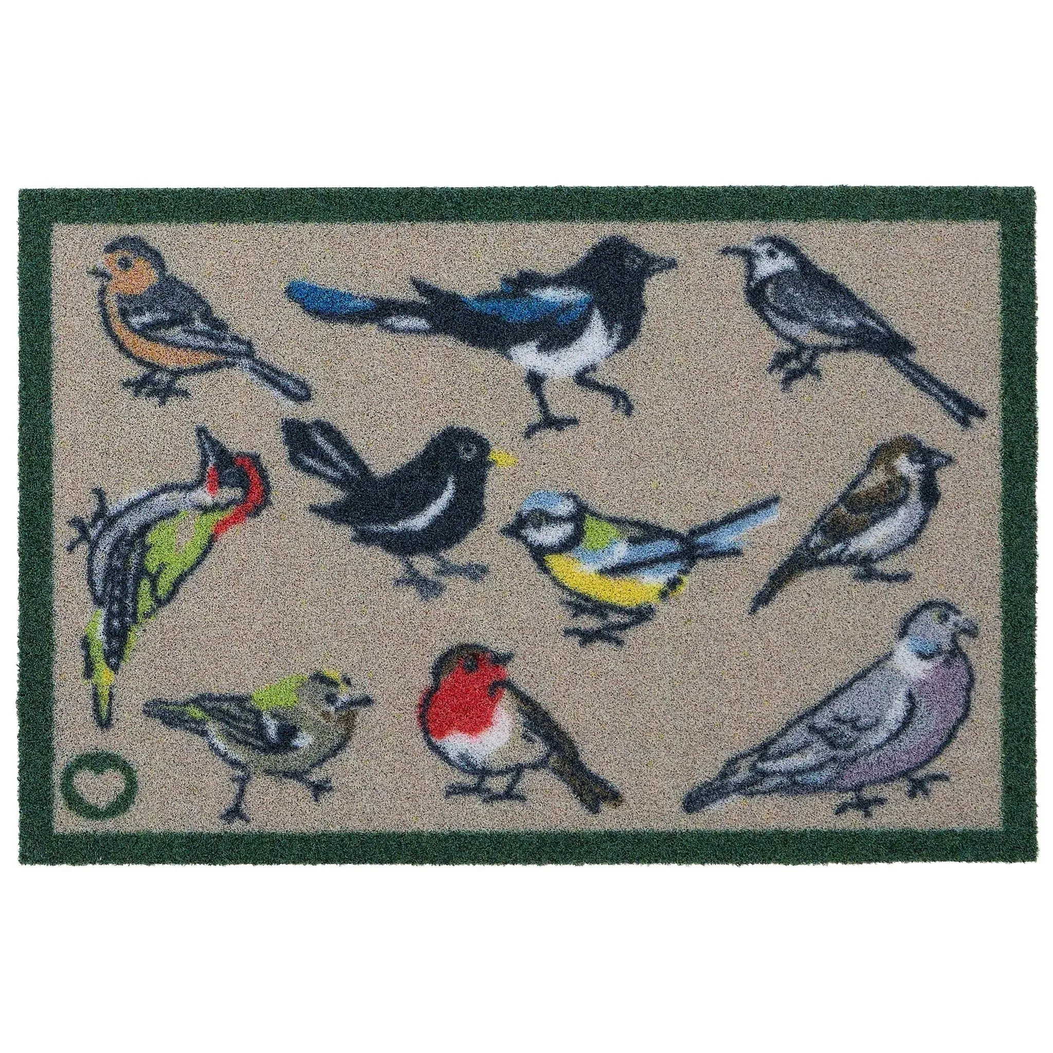 Bird Watcher Outdoor Doormat - Beige, ECONYL Nylon