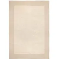 Borders Wool Rug - Natural