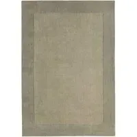 Borders Wool Rug - Taupe