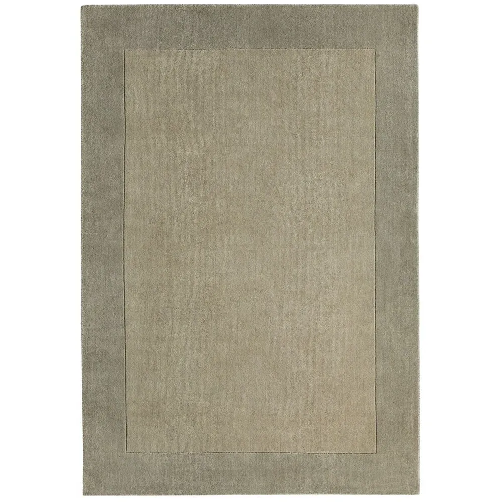 Borders Wool Rug - Taupe image