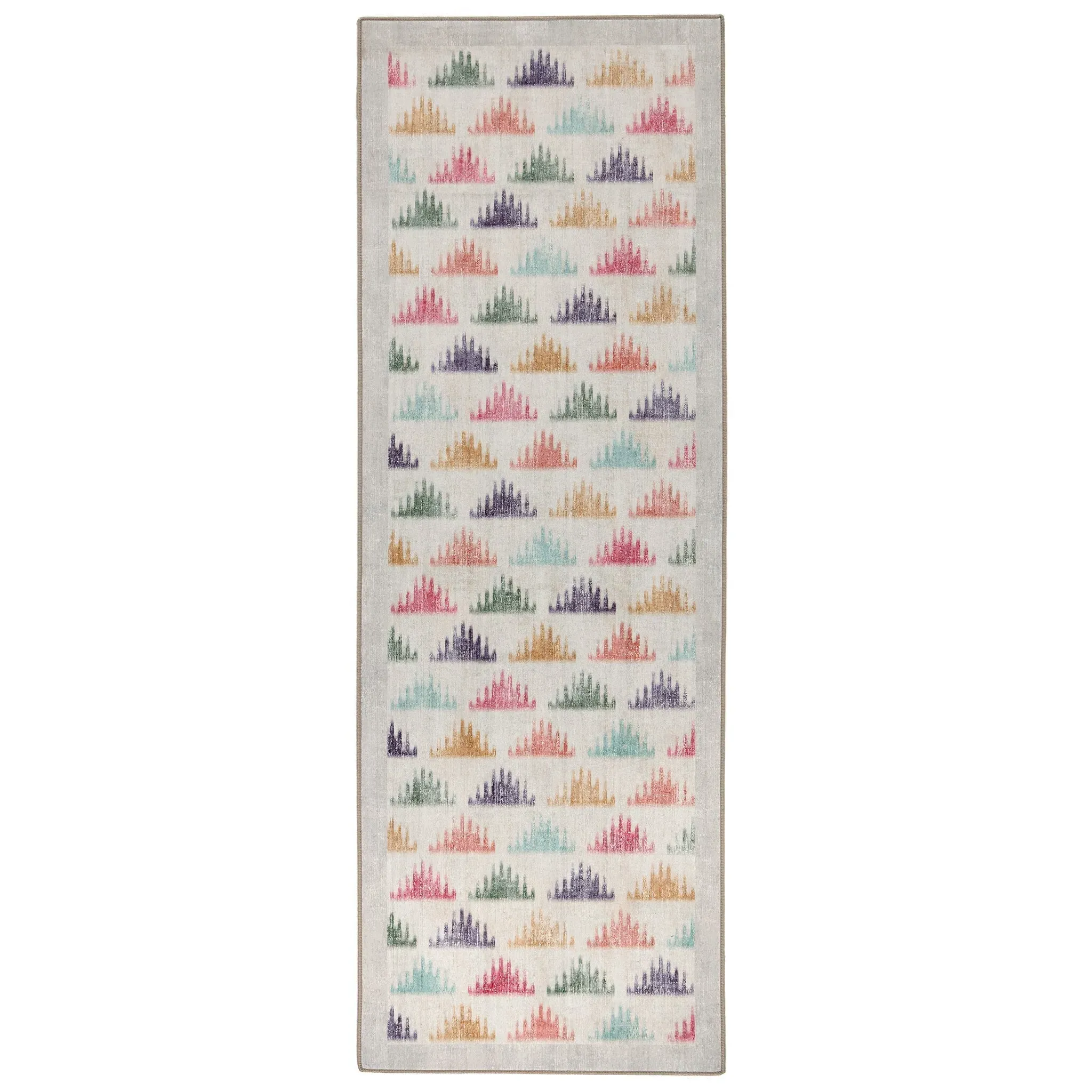 Bretton Washable Rug Runner - Multi, Recycled Polyester image