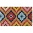 Bright Ikat Coir Doormat - Multicolour